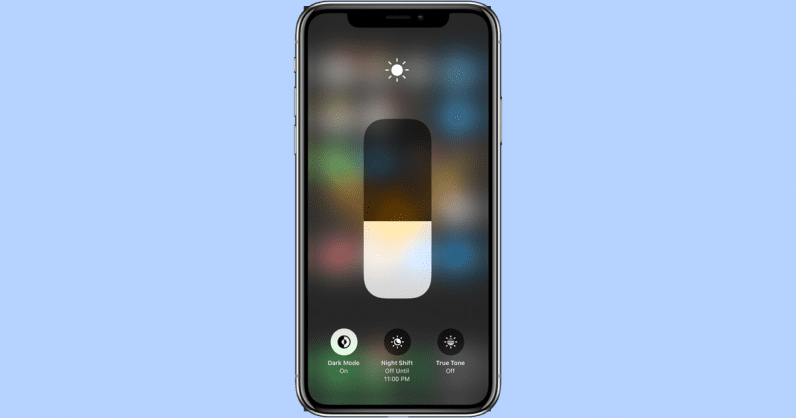 iPhone dark mode